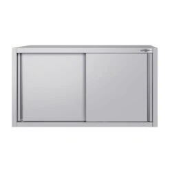 Edelstahl Wandhängeschrank ECO - 1000x400mm - Mit Schiebetür - 650mm Hoch -Küchenzubehör Laden WSK104 3 3bb0