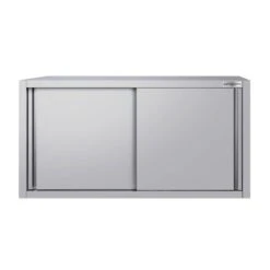 Edelstahl Wandhängeschrank ECO - 1200x400mm - Mit Schiebetür - 650mm Hoch -Küchenzubehör Laden WSK124 ECO 3 2359