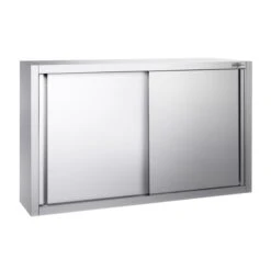 Edelstahl Wandhängeschrank PREMIUM - 1200x400mm - Mit Schiebetür - 800mm Hoch 9 Edelstahl Wandhängeschrank PREMIUM - 1200x400mm - Mit Schiebetür - 800mm Hoch -Küchenzubehör Laden WSK128 1 37e2