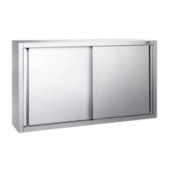 Edelstahl Wandhängeschrank PREMIUM - 1400x400mm - Mit Schiebetür - 800mm Hoch 9 Edelstahl Wandhängeschrank PREMIUM - 1400x400mm - Mit Schiebetür - 800mm Hoch -Küchenzubehör Laden WSK148 1 bd99