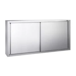 Edelstahl Wandhängeschrank PREMIUM - 2000x400mm - Mit Schiebetür - 1000mm Hoch 9 Edelstahl Wandhängeschrank PREMIUM - 2000x400mm - Mit Schiebetür - 1000mm Hoch -Küchenzubehör Laden WSK2010 1 66f2