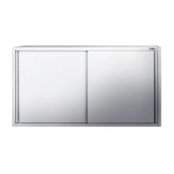 Edelstahl Wandhängeschrank PREMIUM - 2000x400mm - Mit Schiebetür - 1000mm Hoch 11 Edelstahl Wandhängeschrank PREMIUM - 2000x400mm - Mit Schiebetür - 1000mm Hoch -Küchenzubehör Laden WSK2010 3 b40f