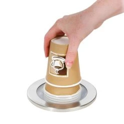 Deckelspender Kunststoff Mit Feder - Einbauversion 7 Deckelspender Kunststoff Mit Feder - Einbauversion -Küchenzubehör Laden cup dispenser inuse 74e5