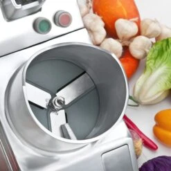 Elektrischer Gemüseschneider - 750 Watt - Ø 170mm Einfüll-Öffnung - Inkl. 5 Schneidescheiben 25 Elektrischer Gemüseschneider - 750 Watt - Ø 170mm Einfüll-Öffnung - Inkl. 5 Schneidescheiben -Küchenzubehör Laden gsa5 gem se 3 0d8a