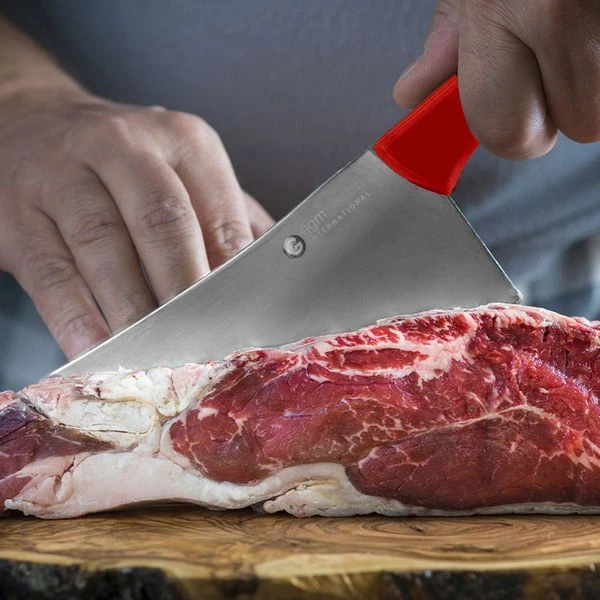 Hackbeil / Hackmesser - 26 Cm - Rot 4 Hackbeil / Hackmesser - 26 Cm - Rot – Bild 2