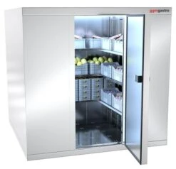 Aluminium Grundregal (Eloxiert) - 1486 X 1685 Mm -Küchenzubehör Laden kuehlzelle offen e7fd