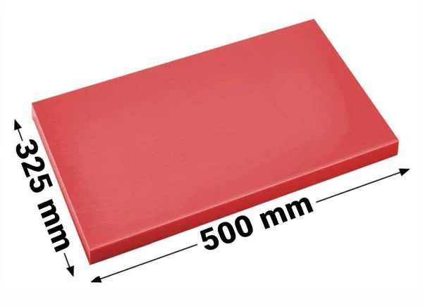 Schneidebrett - 32,5 X 50 Cm - Dicke 2 Cm -Rot 3 Schneidebrett - 32,5 X 50 Cm - Dicke 2 Cm -Rot